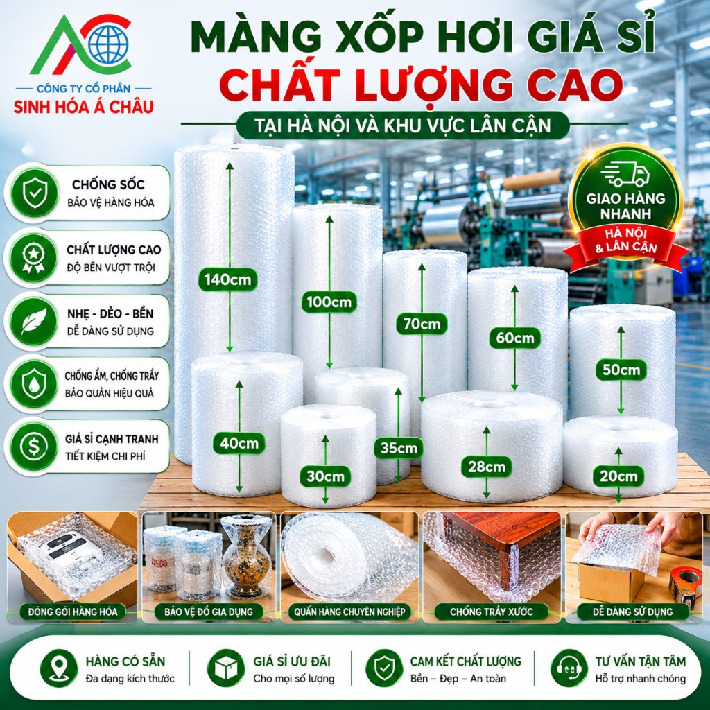 Màng Xốp Hơi Giá Sỉ Chất Lượng Cao Tại Hà Nội Và Khu Vực Lân Cận 2