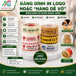 Băng dính in Logo