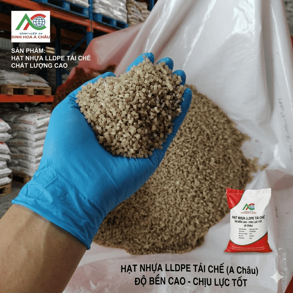 Sỉ Hạt Nhựa Tái Chế LLDPE Dẻo Dai Giá Sỉ Tại Kho - Á Châu