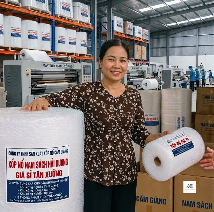 Xốp Nổ Cẩm Giàng Nam Sách Hải Dương Giá Sỉ Tận Xưởng
