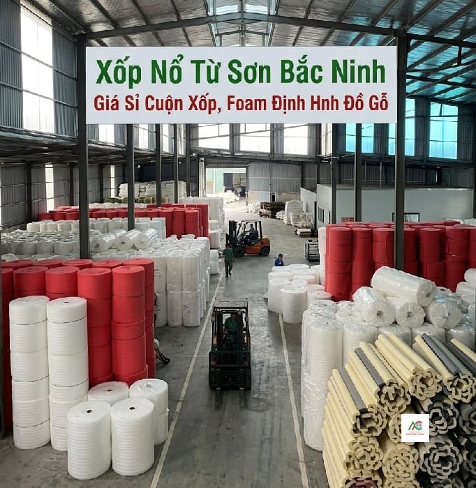 Xốp Nổ Từ Sơn Bắc Ninh - Giá Sỉ Cuộn Xốp, Foam Định Hình Đồ Gỗ